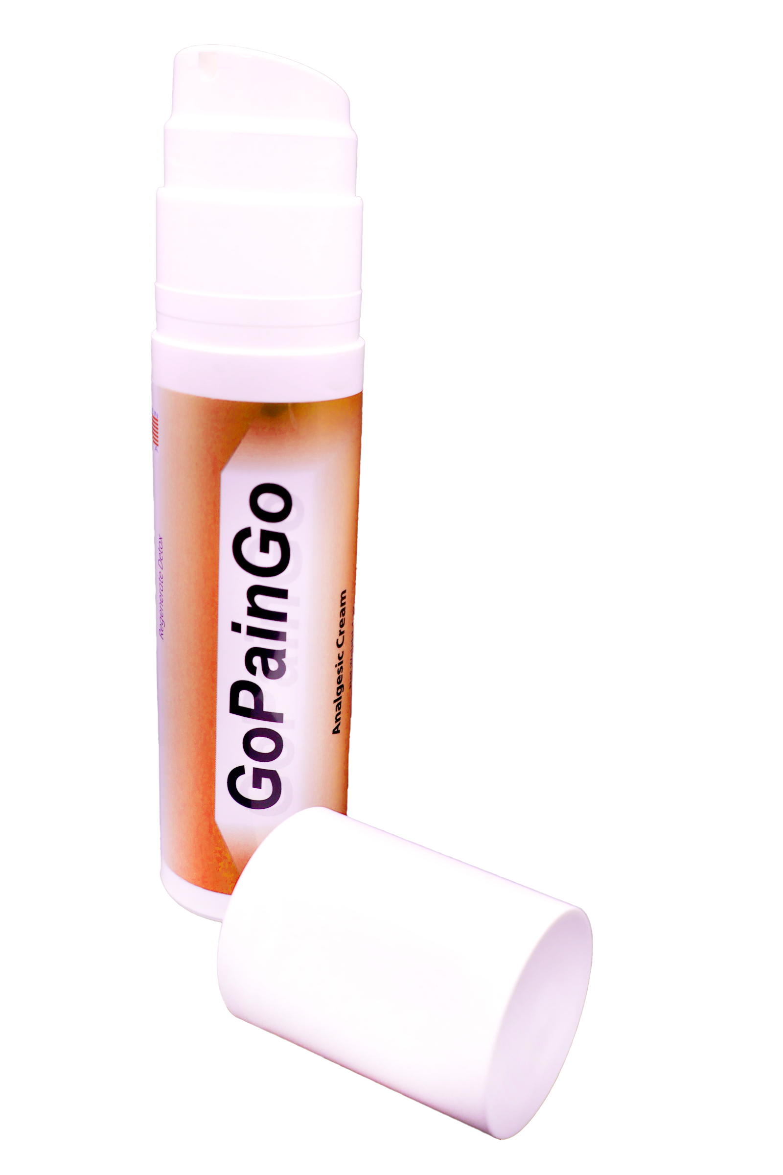 Go Pains Go Analgesic Cream tube and box